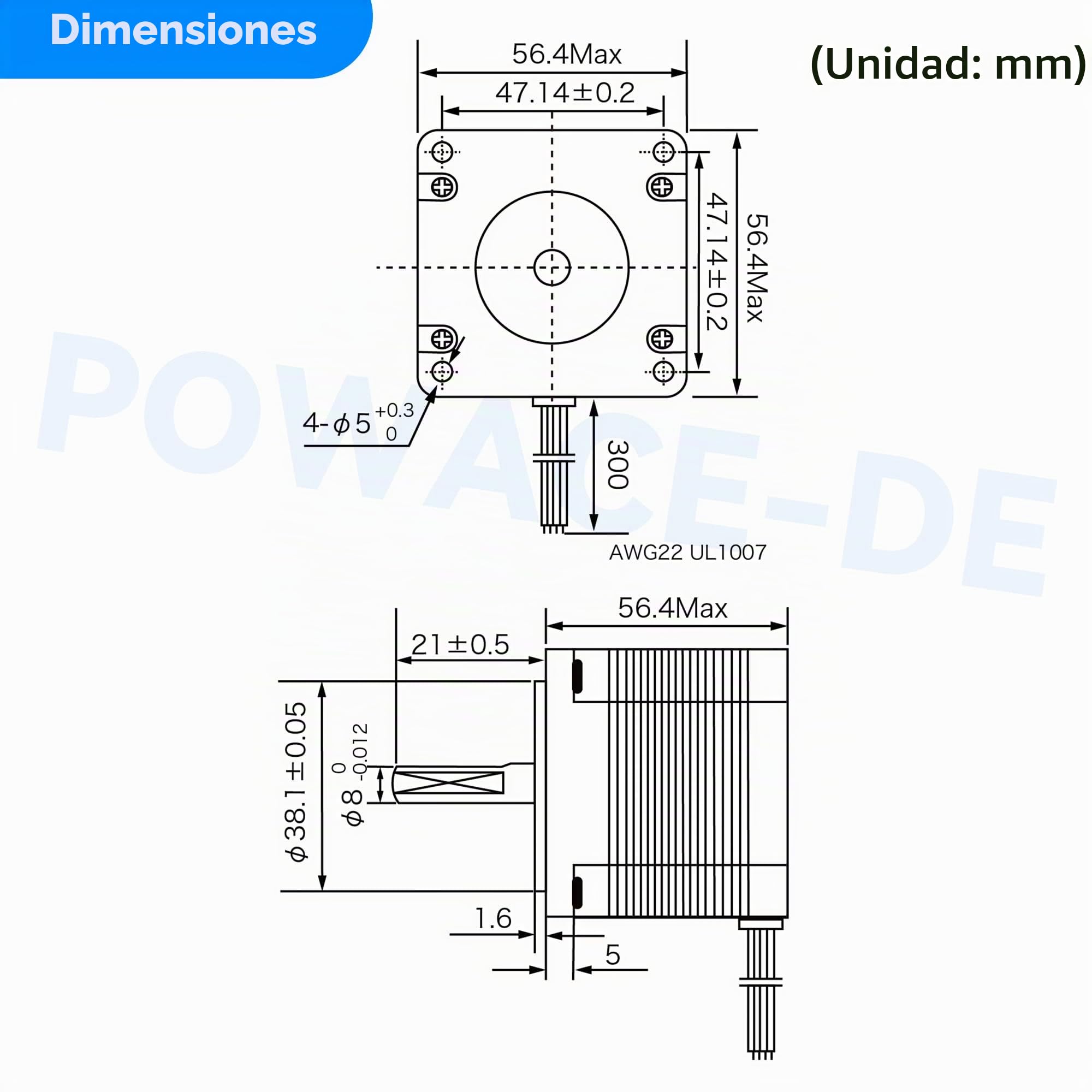 RATTMMOTOR Guía lineal, accionamiento lineal de 300 mm de longitud, actuador lineal CNC doble, husillo de bolas SFU1605 con motor paso a paso Nema23 para eje XY, XYZ