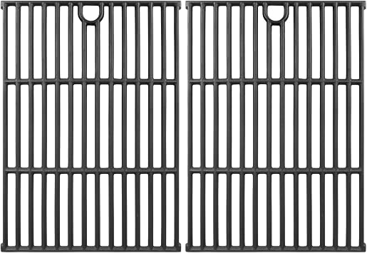 Grill Grates for Nexgrill 4-Burner 720-0925P 720-0925 720-0925S 720-0340 720-1012, for Charbroil 463351021 463350521 463261306, for Thermos 461252605, Cast Iron Grates Replacement Parts