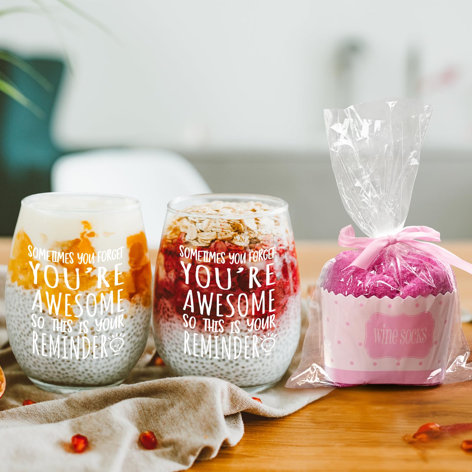 Cadeaux Amusants Pour Femmes - Verre à Vin Irisé - Gravure