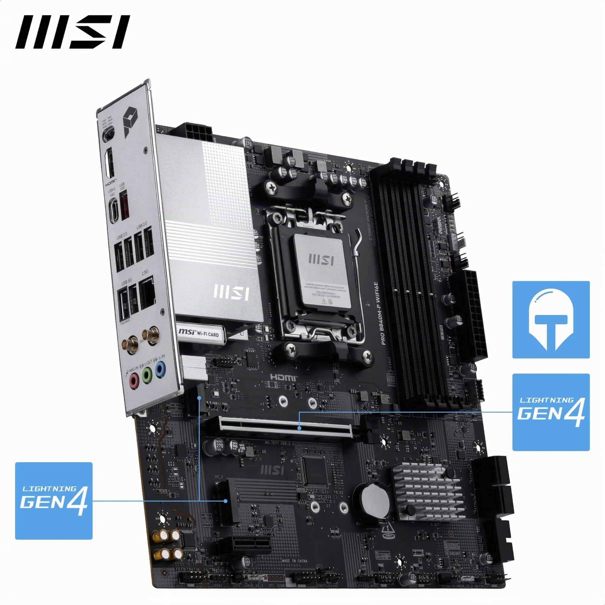 MSI Pro B840M-P WIFI6E - Placa Base