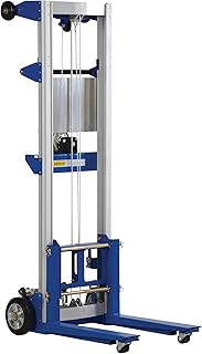 Vestil A-LIFT-R-HP Fixed Straddle Hand Winch Lift Truck, 35
