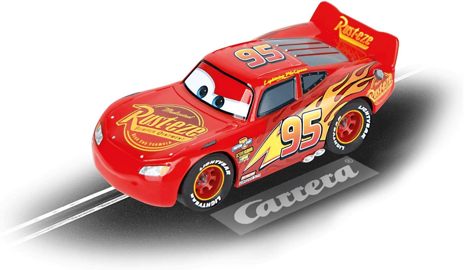 Carrera FIRST 20065010 Slot Disney Pixar Lightning McQueen Cars The Movie, red