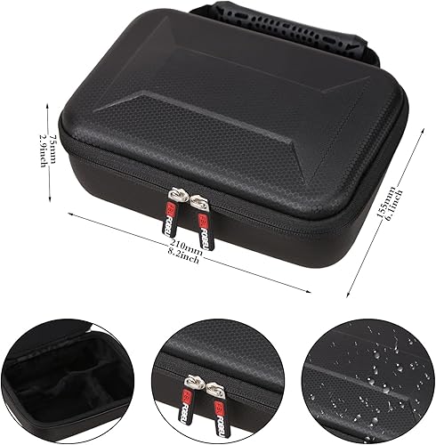 Miniatura 6 de FBLFOBELI Estuche rígido de almacenamiento EVA para Sony ZV-1  ZV-1F  ZV-1 II Vlog digital cámara Vlogger kit de accesorios, bolsa protectora a