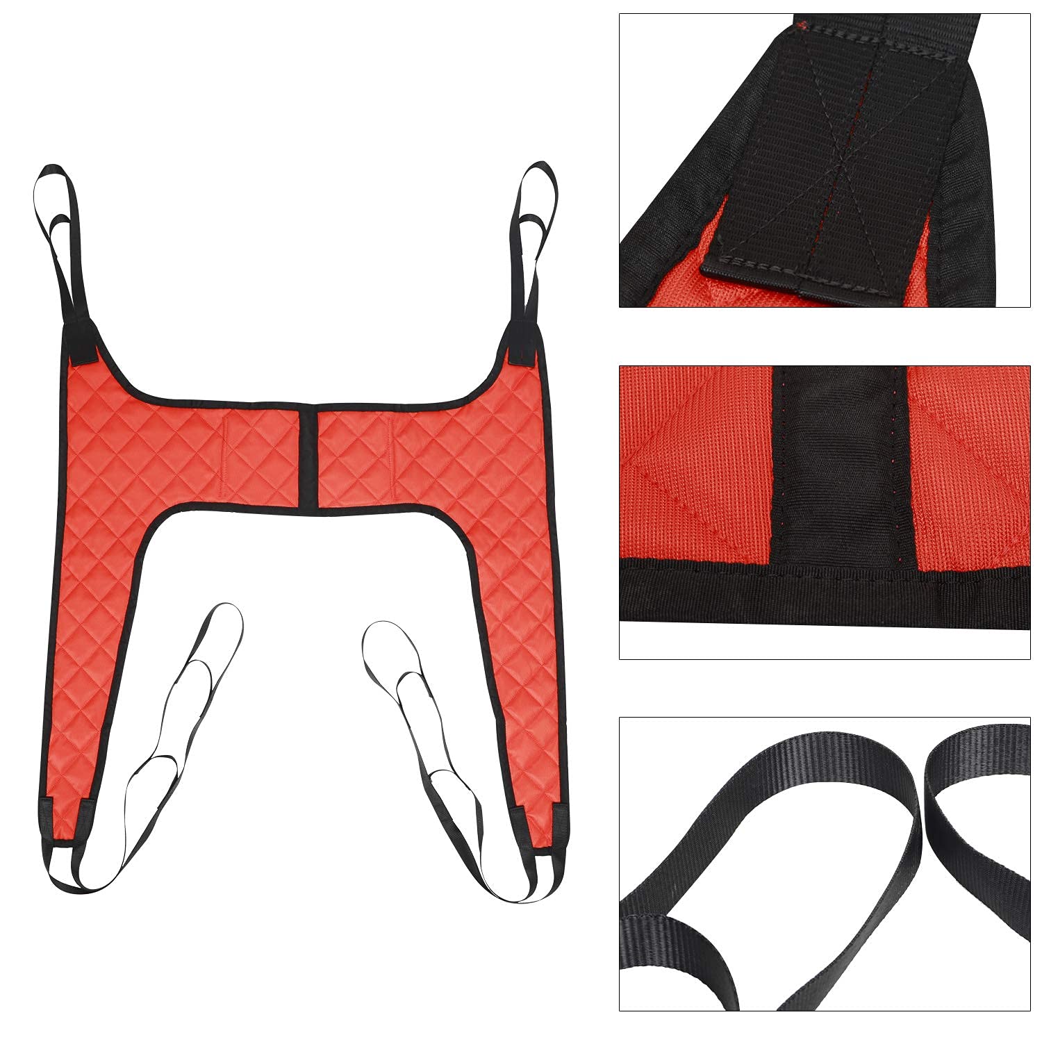 HNYG Hoyer Lift Sling, Medical Patient Lift Slings with Commode Cutout