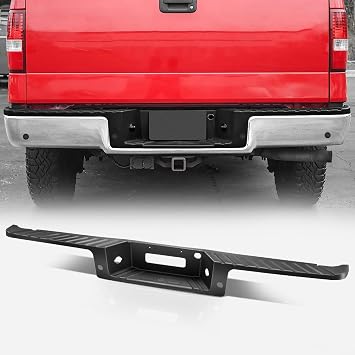 Auto Dynasty Rear Bumper Step Pad for 2004-2008 Ford F-150 Lincoln Mark LT | Compatible with 04-08 Ford F-150 Lincoln Mark LT, w/Tow Package & Rear Object Sensors, Textured Black