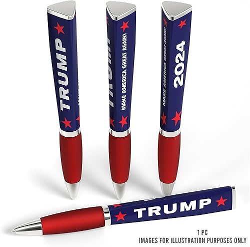 Miniatura 3 de Bolígrafo Trump 2024, diseño de bandera MAGA Trump 2024, mercancía de Trump, regalos de Donald Trump para hombres y mujeres, bolígrafo Make America