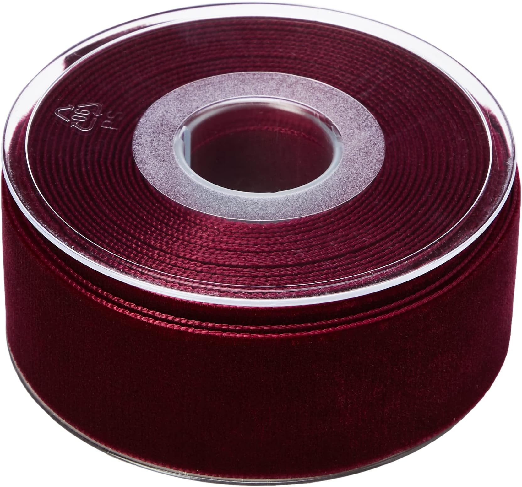 10m 60mm Burgundy Velvet Wired Edge Ribbon for Christmas Floristry
