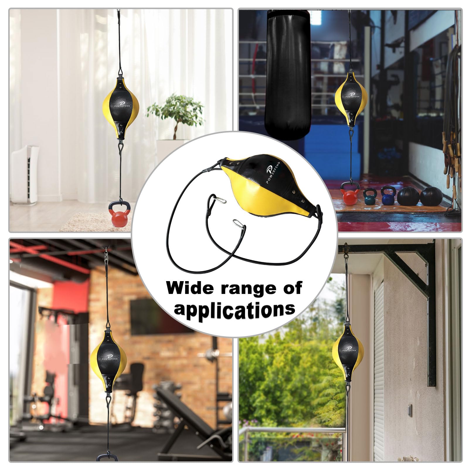 【Double End Boxing Speed Bag】Speed Bags für Boxen Reaktion Agilit & Hand Auge Koordinationstraining - Boxen Reflexball für Home Gym