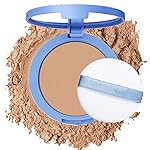NAISSIYA Oil Control Face Pressed Powder,Matte Smooth Flawless Setting Powder Makeup,Waterproof Long Lasting Finishing Powder,Cruelty Free Lightweight Face Cosmetics,0.35Oz(ORANGE HONEY)