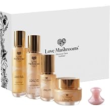 Beauty Ritual Gift Box | Complete Hydrating, Brightening & Firming Skincare Set for Women   Containing Toner, Cleanser, Serum, Moisturiser and Rose Quartz Gua Sha
