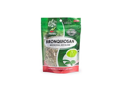 Miniatura 2 de Hanan Peruvian Secrets Bronquiosan Té de Hierbas  100% Natural Bronquiosan Aid Blend  1.76oz  50g  Ayuda naturalmente en calmar la garganta y