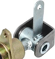 Vista 8 de KIMISS Buje de eje trasero de 0.669 in, 3 pernos de rueda delantera, eje de dirección, aleación de acero para neumáticos de 6 pulgadas, quad, ATV