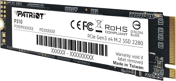 Patriot P310 M.2 PCIe Gen 3 x4 240GB SSD de bajo Consumo - P310P240GM28 - 5