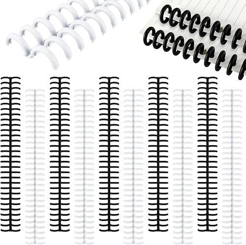 10 peines de encuadernación de 30 anillos, máquina de encuadernación de espirales de plástico, para profesores, estudiantes, documentos, cuadernos,