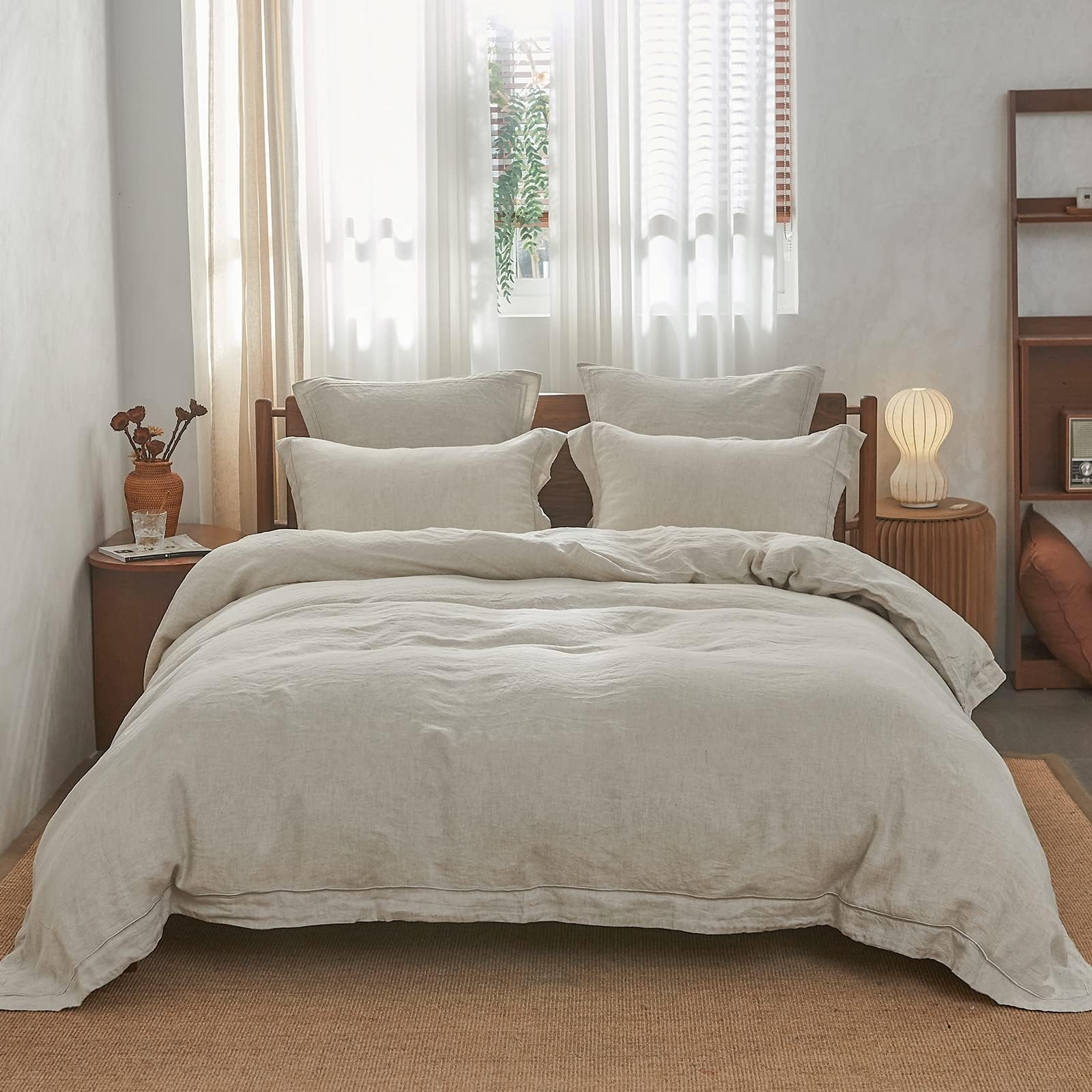 Simple&Opulence Dubbel hoeslaken, 35 diepe zak laken dubbel