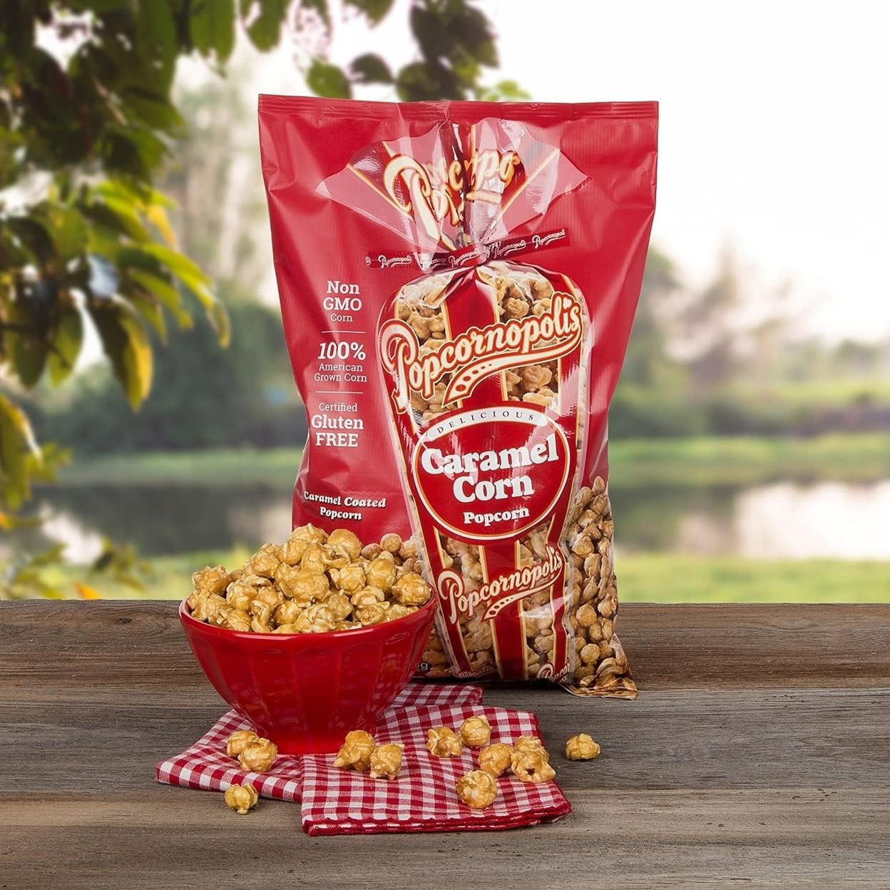 PopcornopolisCaramel Popcorn 22 oz Bag