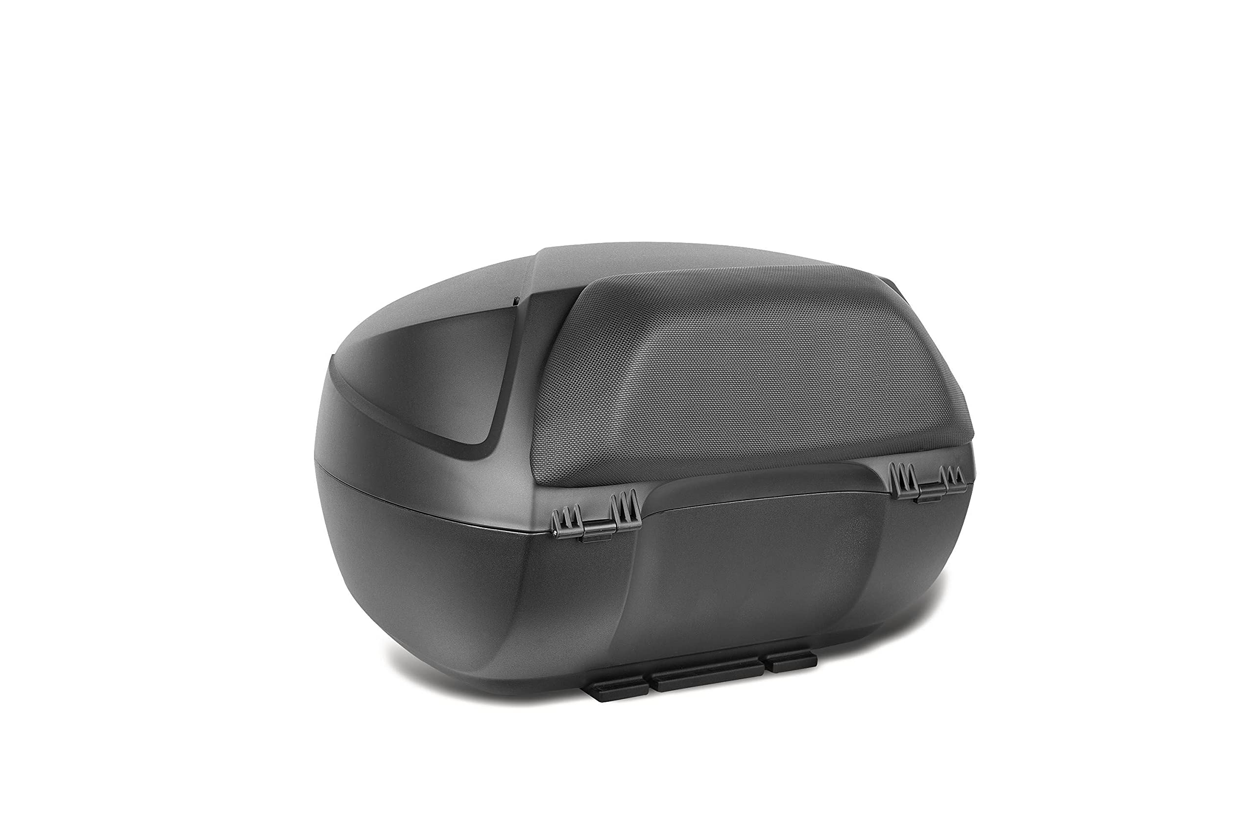 Generico VALIGIA SH39 BAULETTO 40LT COVER CARBON CON PIASTRA UNIVERSALE COMPATIBILE CON SHAD PIASTRE E BAULETTO SCOOTER MOTO + SCHIENALINO OMAGGIO