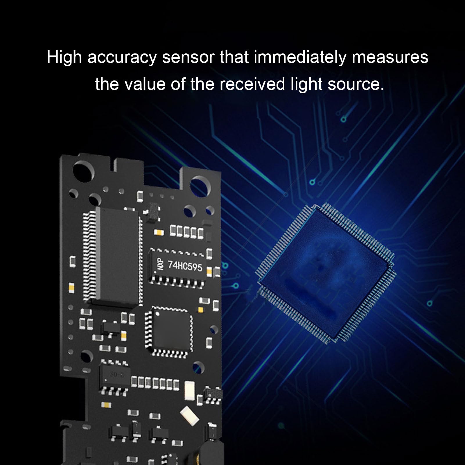 GOWENIC Mini Medidor de Potencia óptica, Mini Medidor de Potencia óptica Recargable G10, Mini Medidor de Potencia de Fibra óptica con Linterna LED, para Prueba de Comunicación