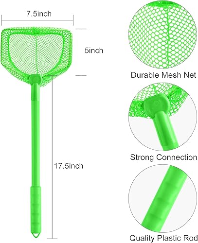 Miniatura 3 de Coopay 2 redes de pesca para insectos, redes de playa para atrapar mariposas para exteriores