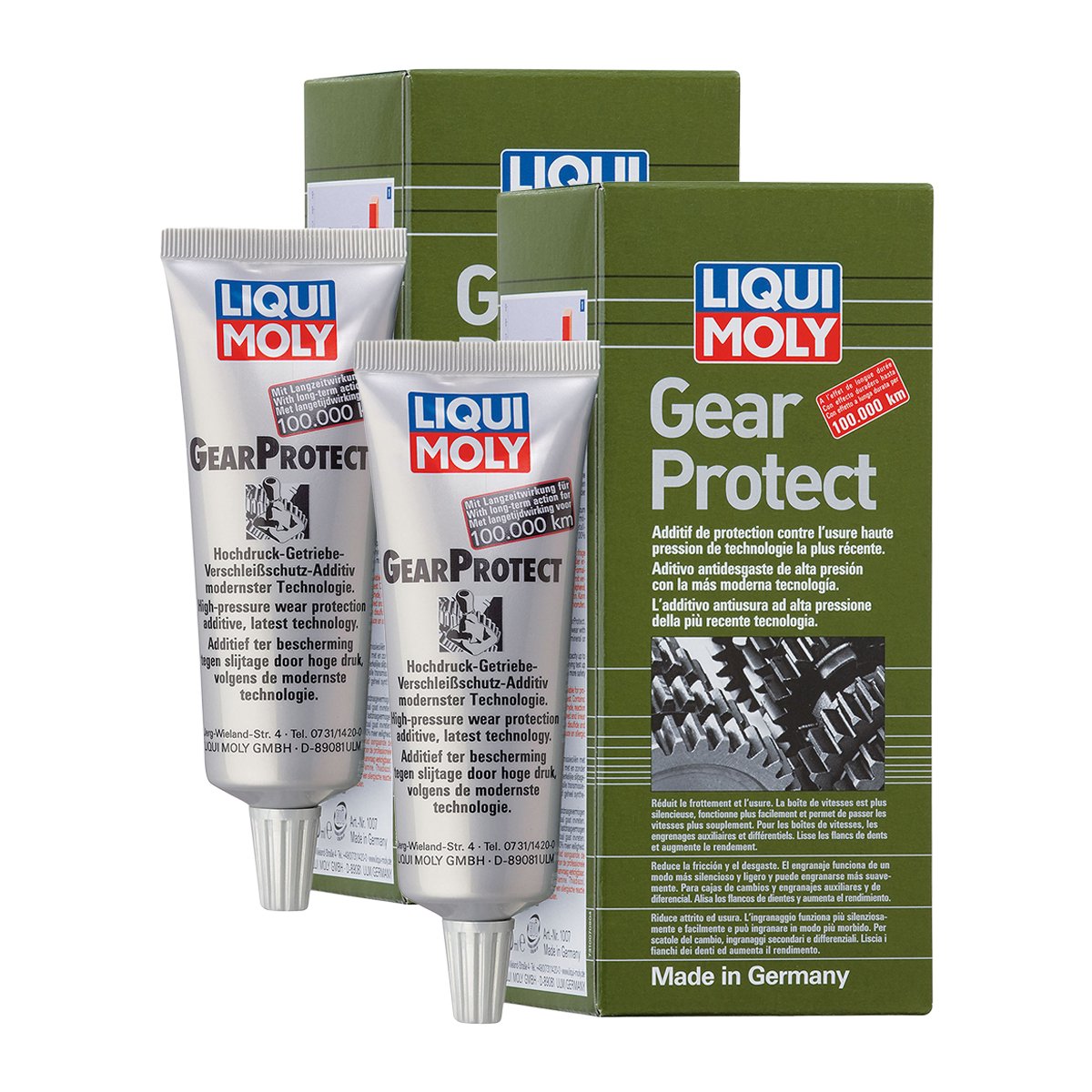 2 X Liqui Moly 1007 Gear Protect getriebeoel protezione Additivo 80 ML