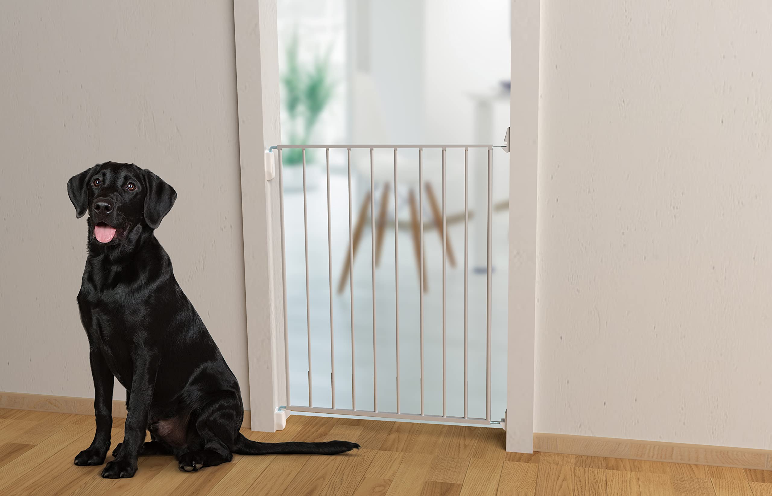 Dynamic Accents All Wood Freestanding Pet Gate Large - Mahogany