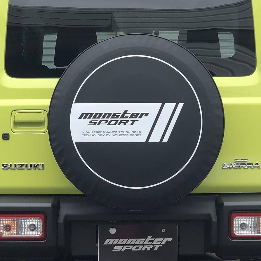 Amazon | MONSTER SPORT スペアタイヤカバー MSサークル 車種