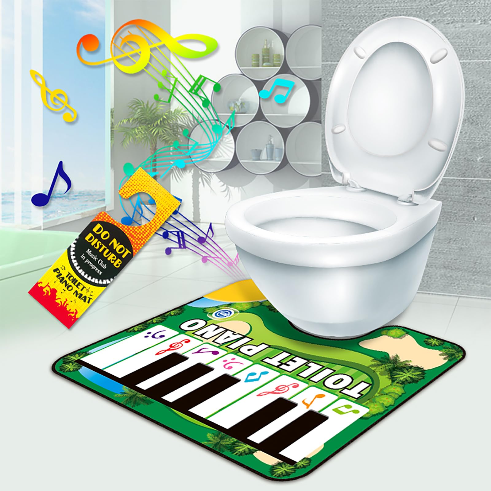 Aionly Toilet Piano Mat Game, Funny Joke Gifts for Women Mum Wife Girlfriend Sister Novelty Birthday Gifts - Image 4