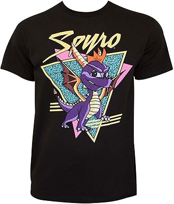 Spyro - Dragon Retro Logo - Mens T 