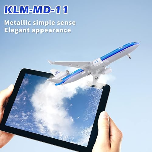 Miniatura 3 de Lose Fun Park 1300 avión holandés KLM MD11 modelo de avión fundido a troquel para adultos, colección de oficina, decoración de escritorio, regalo de
