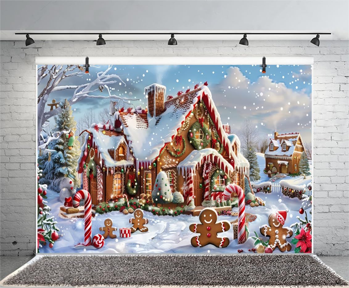 Christmas Pink Gingerbread House Clipart Graphic By CpSnowy · Creative...