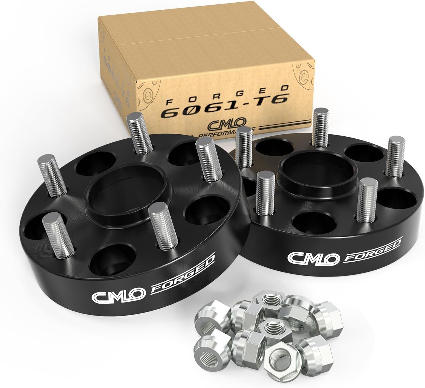 5x108 Wheel Spacers Fits Ford & Jaguar 1.25" (32mm), M12x1.5, 2PCS by CMO