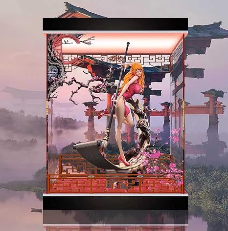 Amazon Epoch ワンピース ナミ チャイナドレス 1 4 スタチュー 専用 フィギュアケース 展示ケース Led照明 アクリル ディスプレイ ショーケース フィギュア ドール 通販