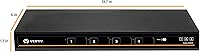 Vista 3 de Avocent Vertiv Cybex SC800 Secure Desktop KVM Switch, Single Head Monitor, 4 Port, Dual-Link, Secure Desktop KVM Switch, Common Access Card (CAC)
