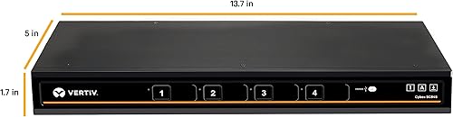 Miniatura 3 de Avocent Vertiv Cybex SC800 Secure Desktop KVM Switch, Single Head Monitor, 4 Port, Dual-Link, Secure Desktop KVM Switch, Common Access Card (CAC)