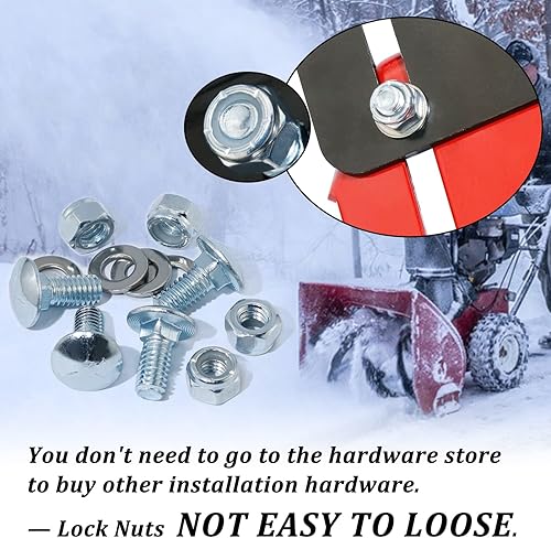 Miniatura 9 de CheeMuii 784-5580 784-5580-0637 Skid Shoe Set 2 Pack Snow Thrower Slide Plate Shoes for Cub Cadet MTD Troy Bilt Storm Snow Boss 524 826 Snowthrower