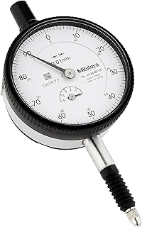 Mitutoyo 2044AB-60 Dial Indicator DG 0.01 Grad, 0-5mm Range