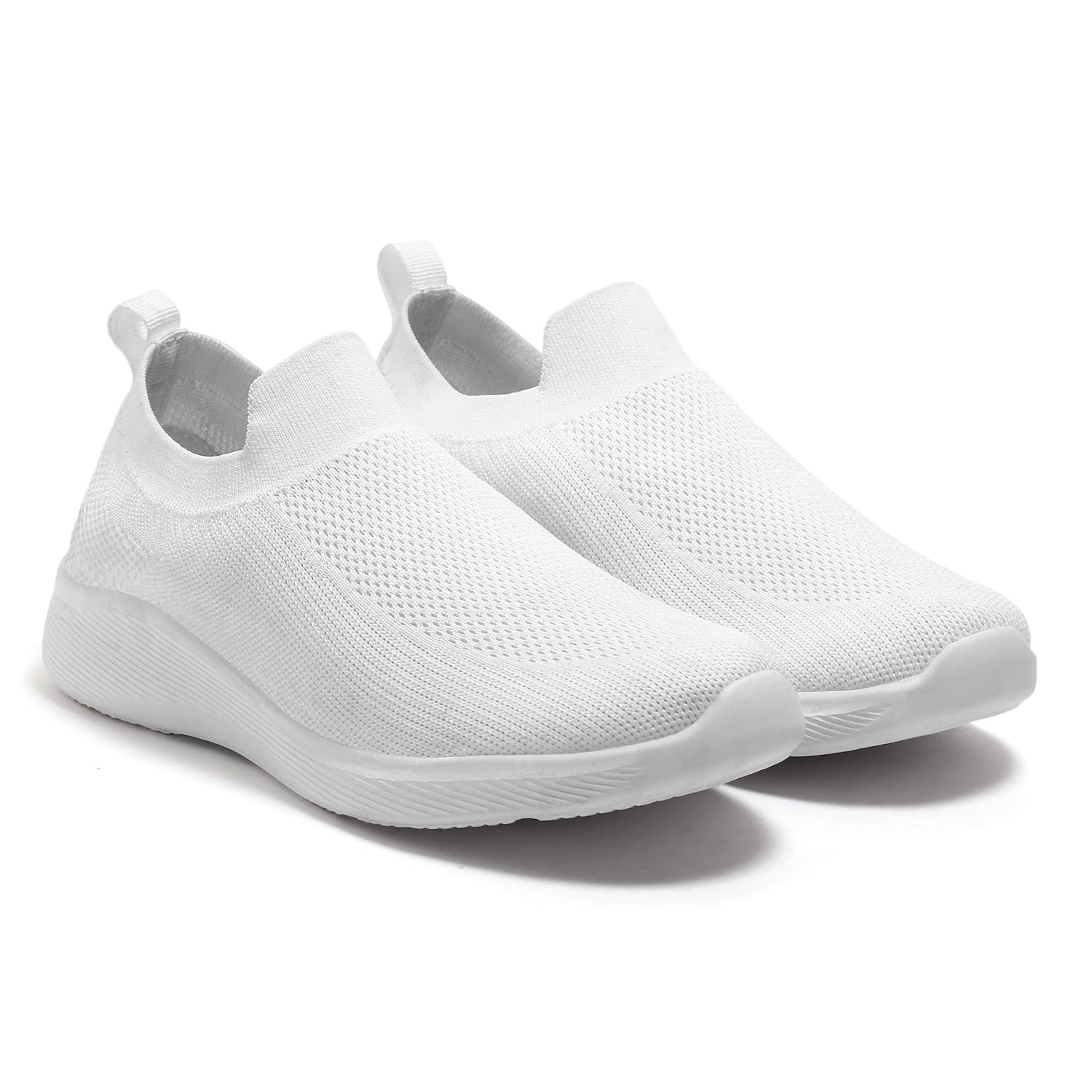 Men's Sports Shoes with Memory Foam Cushioned Insole|Running Walking Gym Training Jogging Athletics|Comfortable & Stylish|Casual & Lightweight|Slipon Sneaker White-picture-13