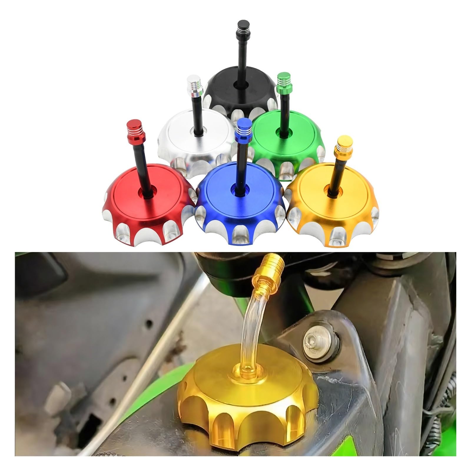 moto Tappo serbatoio benzina Tappo serbatoio carburante moto con sfiato per Ho&n&da XR70R XR80 XR80R XR100R XR200 XR250 XR400 CR0F250R 450R 1986-2010