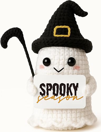 MAMAGIFTREE Crochet Ghost Decor for Spooky Season –Stocking Stuffers for