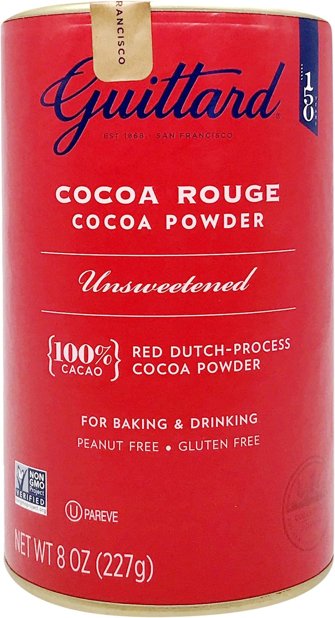 Guittard Chocolate Cocoa Rouge Cocoa Powder Unsweetened, 8 oz