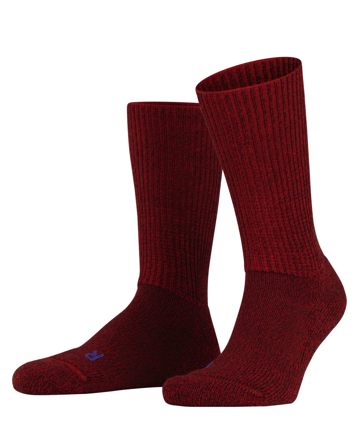 FALKE Unisex Walkie Ergo U SO Wool Plain 1 Pair Socks, Red (Scarlet 8280), 9.5-10.5
