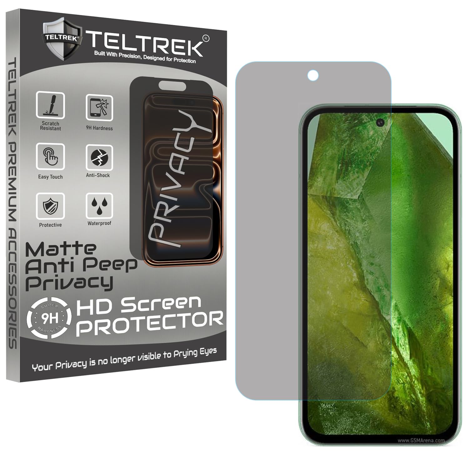 Privacy Matte Screen Guard Compatible with Google Pixel 8A G6GPR, Anti Glare, Anti UV, AntiBlue Light Screen Protector, Fiber Screenguard, Not a Tempered Glass-image-42
