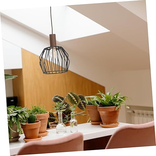 Miniatura 7 de Pantalla de lámpara colgante de hierro forjado, pantalla colgante, pantalla de lámpara colgante, pantalla de luz negra, reemplazo de pantalla