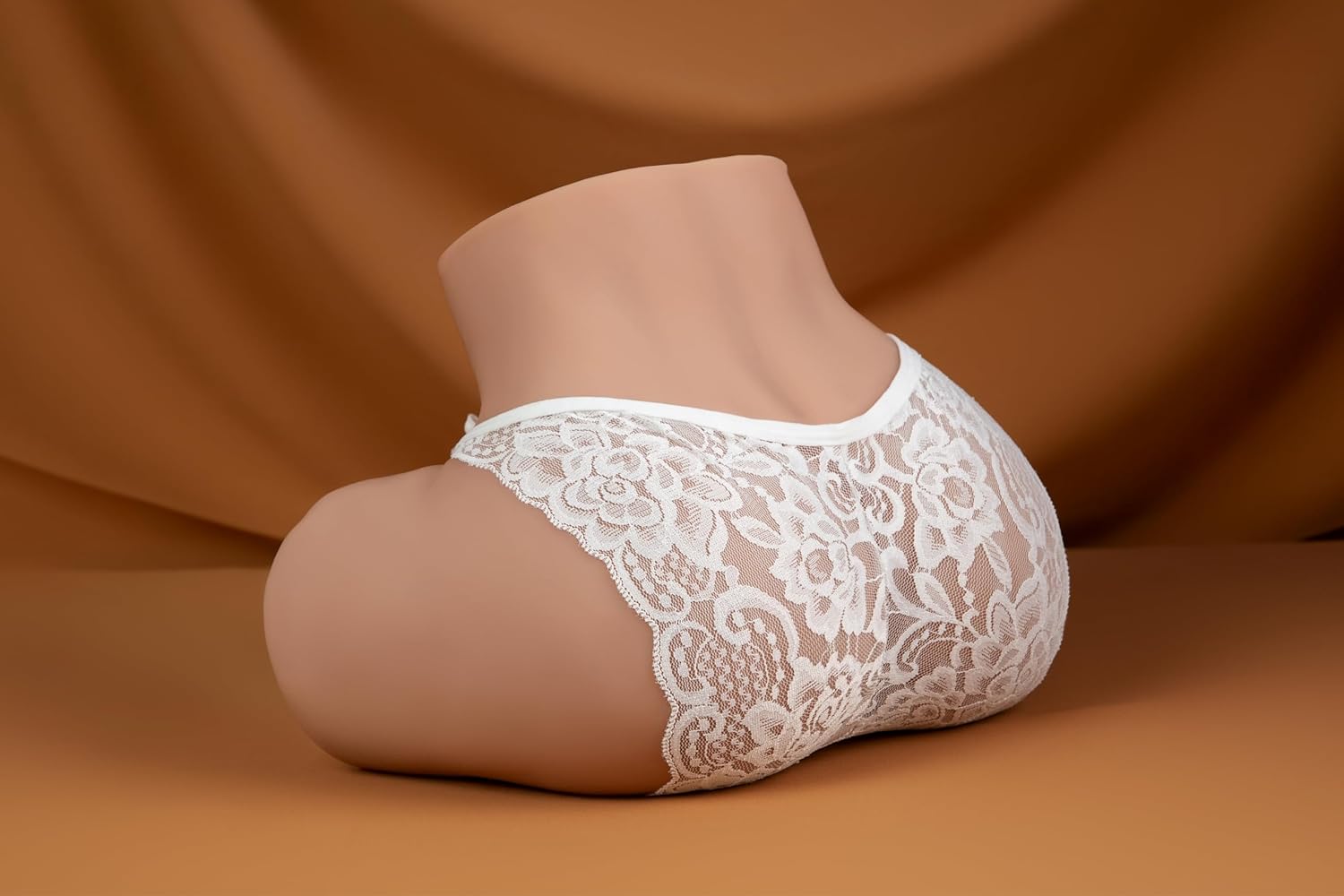 Realistic Male Masturbator Sex Doll for Men - Real TPE Female Sex Dolls with Realistic Soft Plump Butts Lifelike Dolls Torso Life Like Sexy Adult Sex Toys for Men's Sex Pleasure Wheat Color