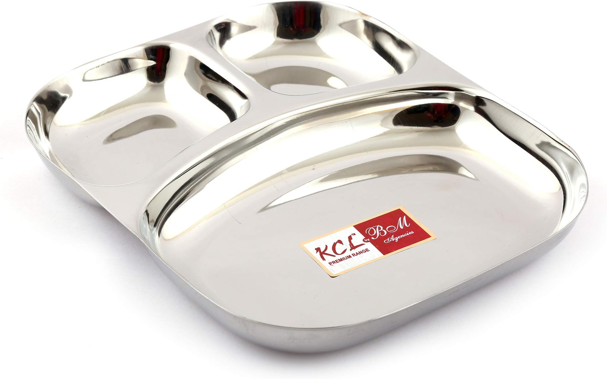 Stainless Steel (20 Guage) Mirror Finish Dynasty Plate- 1 Unit - (Diameter - 19 Cms)