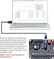 Vista 3 de Módulo de reproducción de voz de 30 W, dispositivo de transmisión de voz PEMENOL DC 9-24 V, 9 interfaces de activación, 8 modos de disparo de E/S