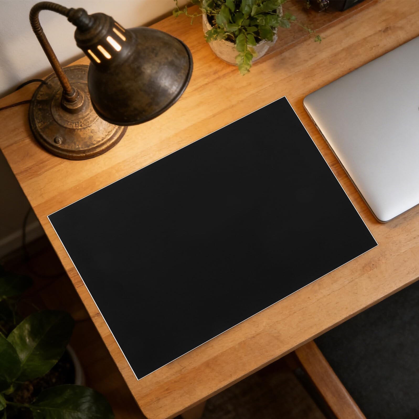 5 Pezzi Pellicola Protettiva per Notebook Nero in Pvc, Anti-olio e Facile da Pulire, per Uso Quotidiano e Casa