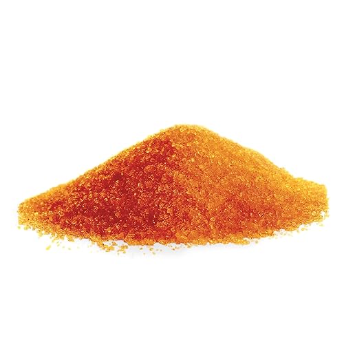 Miniatura 3 de Birch & Meadow Azúcar de lija naranja, 1.1 lb. Cristales de azúcar coloridos para hornear festivos