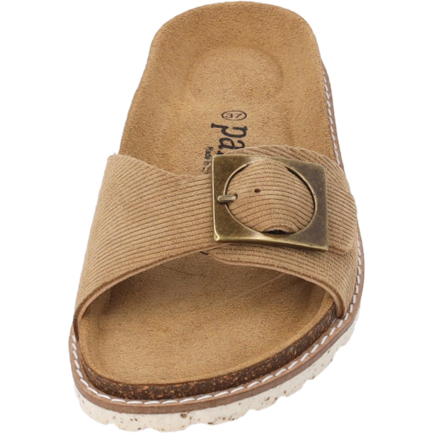Palado Pantoletten Damen Sardo Corda - bequeme Sandalen Made in Spain - elegante Hausschuhe mit Kork-Fußbett - modische Sommerschuhe