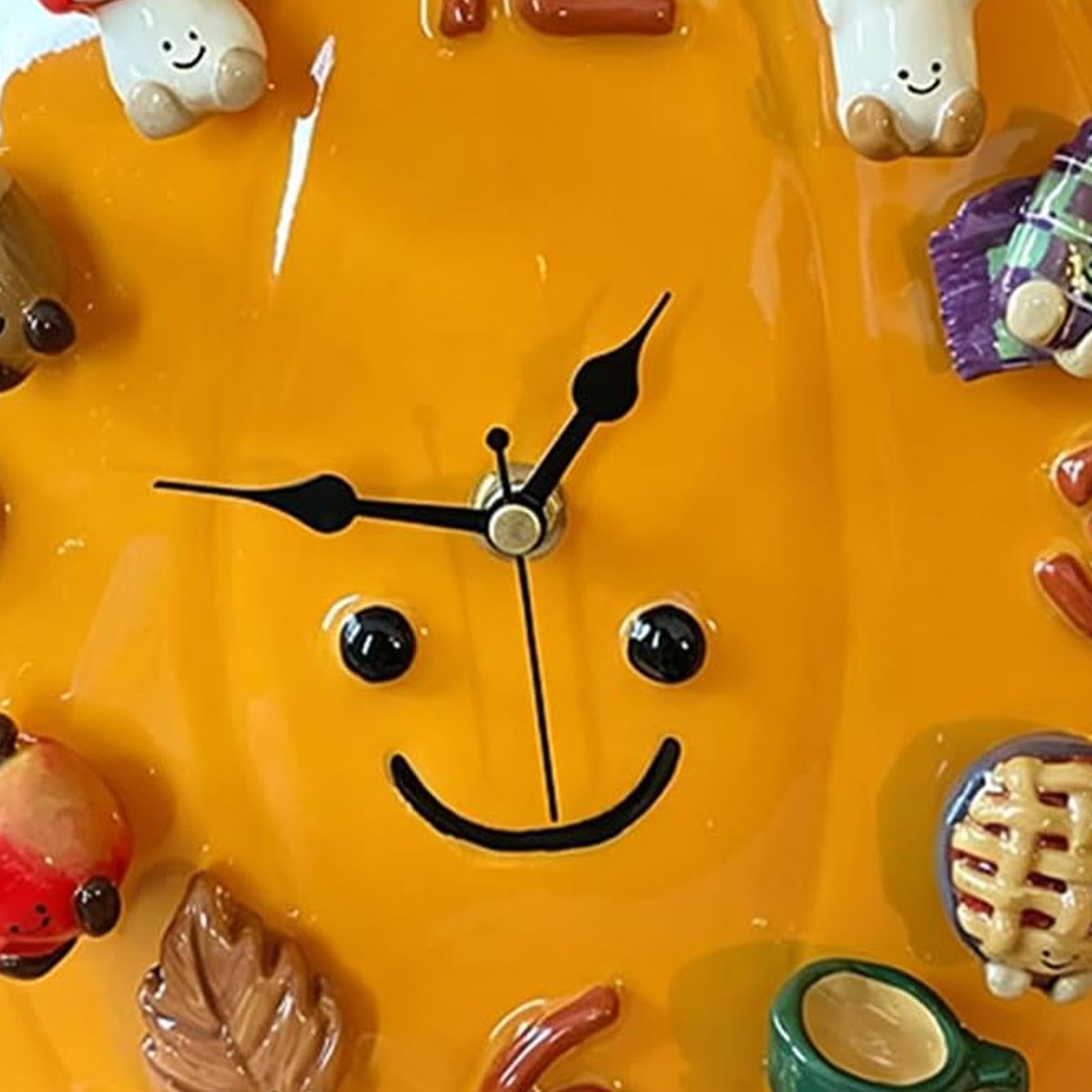 Reloj de Pared Decoración Magnética del Hogar de Resina en Forma de